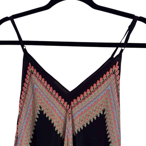 Vanessa Virginia Anthro Size M/L Boho Western Silk Estrella Bandana Dress - Picture 6 of 9